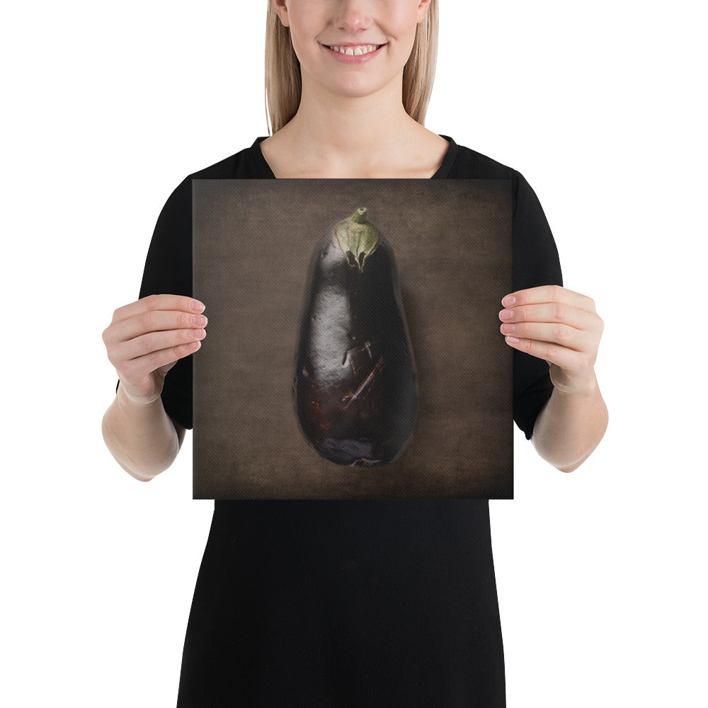 Scarred Eggplant Canvas