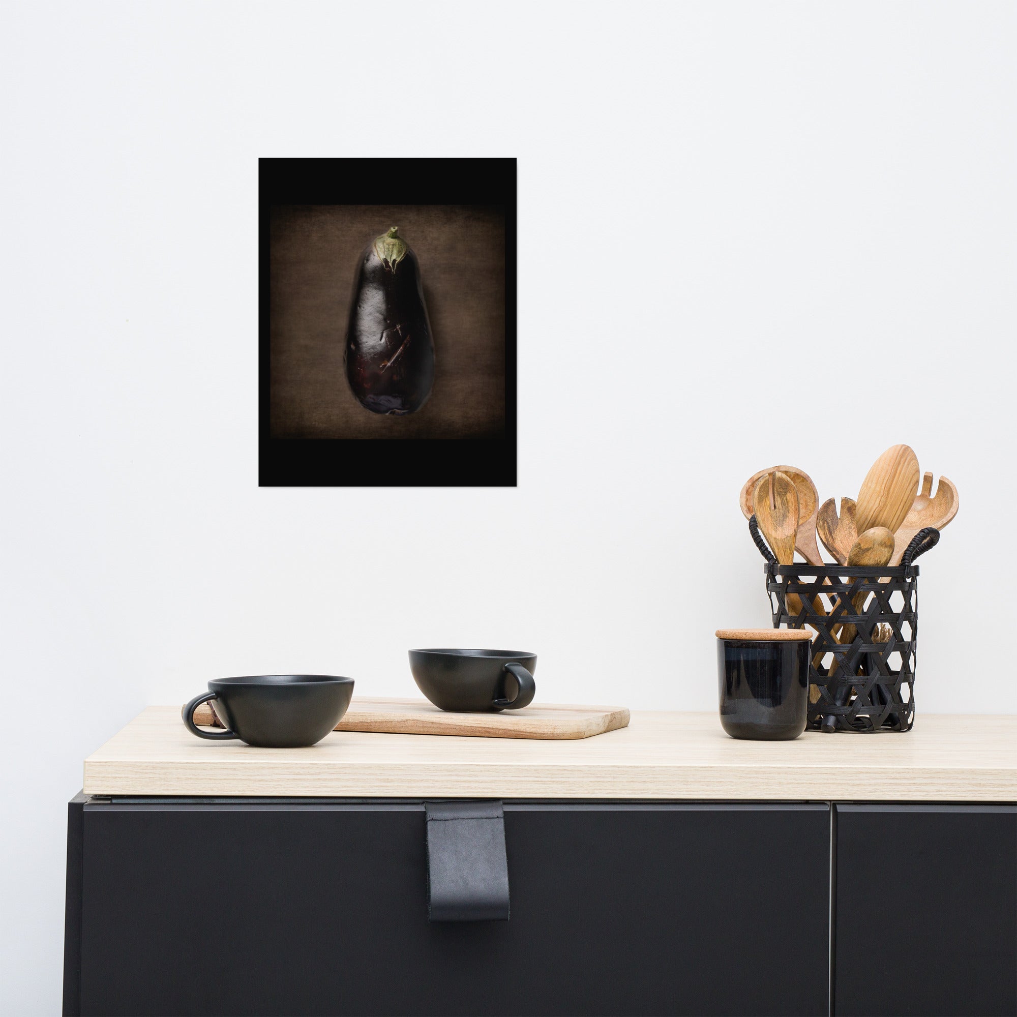 Scarred Eggplant Photo paper poster